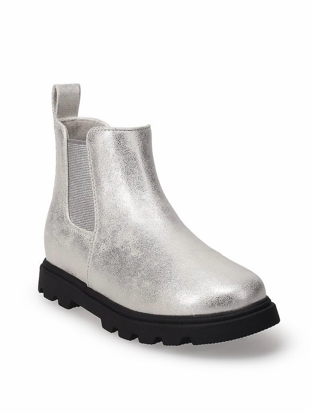 Sonoma Silver Metallic Chelsea Boots for Kids